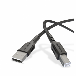 Astrum USB 2.0 Braided Printer Cable- USB-A to USB-B 480Mbps- 1.5m – UAB20B