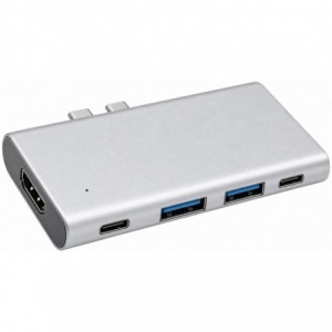 5-Port USB-C Hub with 4K HDTV &amp; 87W Power Delivery - TYPEC5