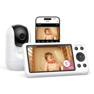 Momcozy Smart WiFi Baby Monitor BM04 with 5" 1080P Display &amp; 5000mAh Battery
