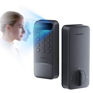 SwitchBot Lock Vision Smart Deadbolt with 3D Face Unlock and Wi-Fi