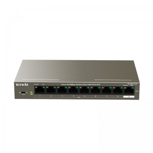 Tenda 9-Port Desktop Switch with 8-Port PoE / TEF1109P-8-102W