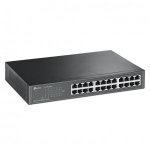 TP-Link 24-port 1U Switch- 24 10/100M RJ45 ports. Unmanaged
