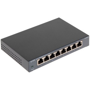TP-Link 8 Port Desktop Gigabit Switch -  8x 10/100/1000M RJ45 ports - steel case