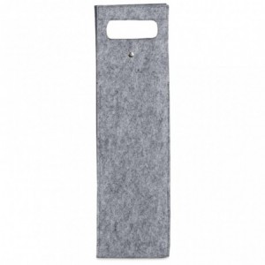 Hoppla Velto RPET Felt Single Wine Bottle Carrier