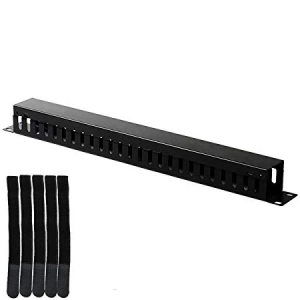 Acconet Server Rack Cable Management Bracket 1U  Black