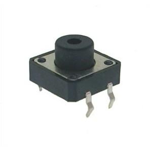 PCB TACTILE SWITCH DIL 12x12mm ROUND H7.5 TD-12EA-7.5