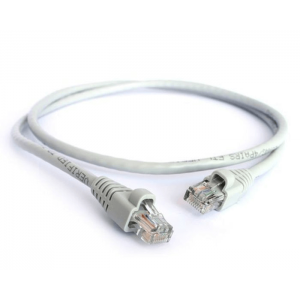 Acconet CAT5e UTP Flylead  2 Meter  Straight (T568B) Stranded Cable  Moulded Boots and Plugs  Grey