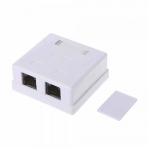 CAT6 Wall Box - Dual RJ45