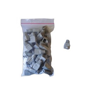 Acconet RJ45 Connector Boots  Grey  50 Pack