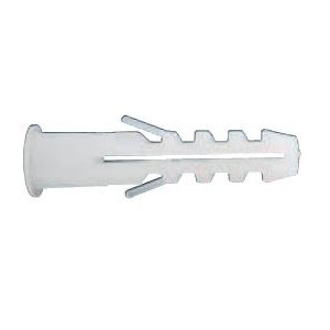 6mm Grey Nylon Plug (6 x 4.9 x 29.8) - 100 Pack