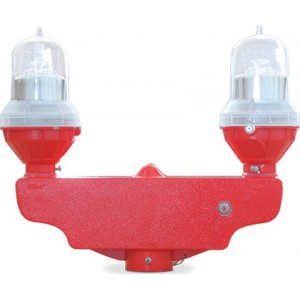 48VDC- 2X4W- Obstruction LIGHT- RED- 335X85X278