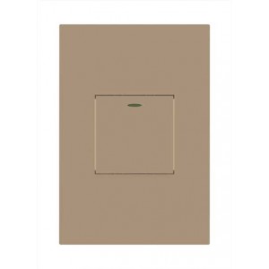 1 Lever 1 Way Switch 2X4 Champagne Orion Pre-Ass.