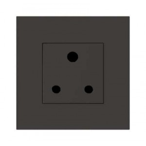 1X Sa 16A Socket Outlet 3X3 Slate Orion PRE-ASS.