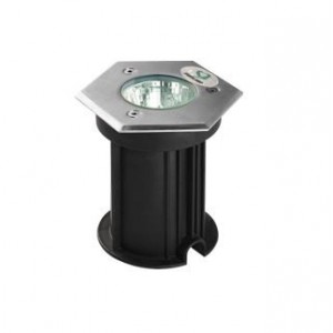 12VAC/DC Inground MR16 SS Light - Hexagonal with 90x120 Cutout