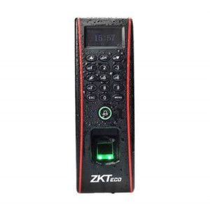 ZKTeco - F17 Biometric Outdoor Fingerprint  Code &amp; RFID Outdoor Stand Alone Reader