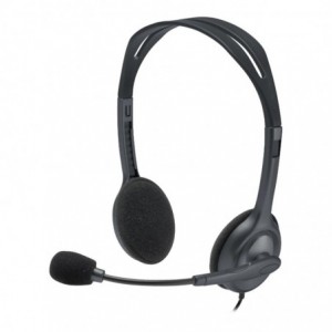 Logitech H111 Wired Stereo Headset with 3.5mm Audio Jack (981-000593)