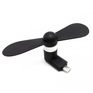 Portable Micro USB Fan (works with most Smart Phones with Micro USB) - Black