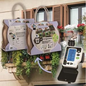 Rain Irrigation Garden Pot Kit With Amico Timer