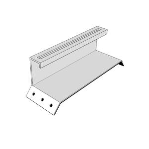 KD Solar 200mm No-Rail Portrait Mounting Bracket for Corrugated Roof