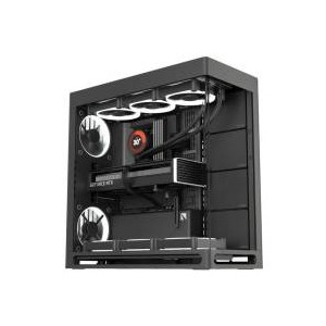 Aerocool HAVN HS 420 Base Edition Black EATX case - Supports up to 11 fans - 4x 3.5'' or 8x 2.5'' - 420mm Radiator.