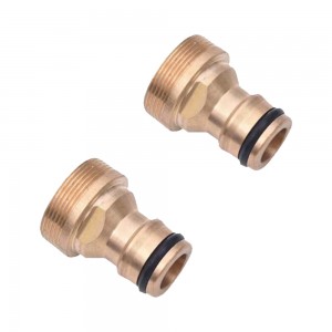 Brass Kitchen Tap to Hose Connector (Set of 2)