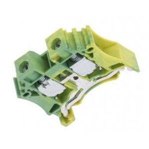 Earthing Terminal Block D/R Yellow Green DC10-PE-01P-1C-00Z(H)