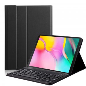 Tuff-Luv Bluetooth Keyboard Case for Samsung Galaxy Tab S6 Lite 2020 (Model P615/P610) - Black