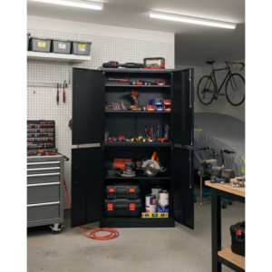 StoreMaster Metal Storage Cabinet