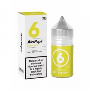 Airscream Airspops 30ml Freebase - Zesty Lemon 1.9%