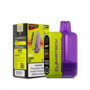 Nasty Cleartech 38K | Disposable Vape - Grape Ice 50mg