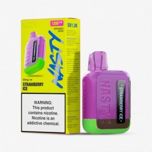 Nasty DX1.2K – 1-200 Disposable Vape - Strawberry Ice 50mg