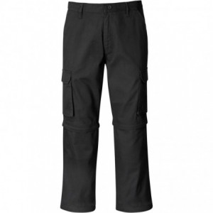 Men's 2-in-1 Zip-Off Cargo Pants - Black