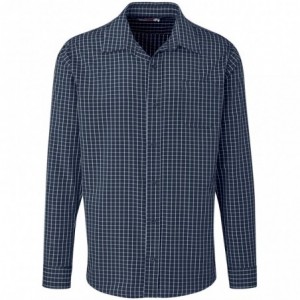 Men Long Sleeve Aston Shirt - Navy