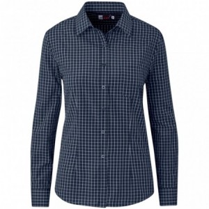 Ladies Long Sleeve Aston Shirt - Navy