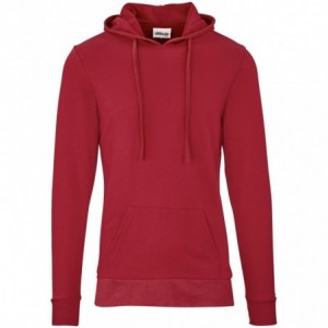 Men's Physical Hooded Sweater - Red (180g/m2)