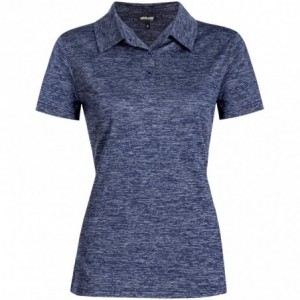 Ladies Echo Space Dyed Golf Shirt - Royal Blue