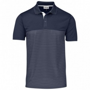 Mens Maestro 100% Polyester Golf Shirt - Navy