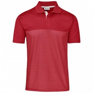 Mens Maestro Golf Shirt - Red (145g/m2 Polyester)