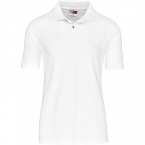 Mens Boston Golf Shirt - White