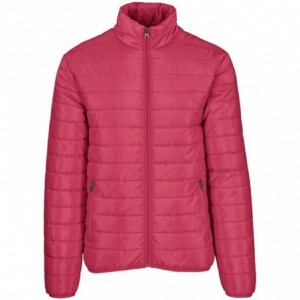 Ladies Hudson Fully Padded Quilted Jacket - Red