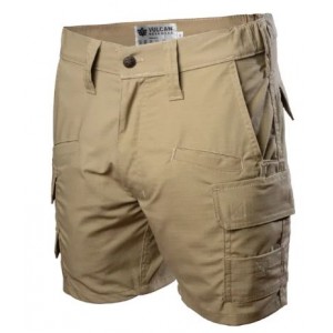 Vulcan Tactic Cargo Shorts Khaki 30