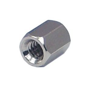 NICKEL METAL SPACER FEM-FEM 4x6mm YDS026