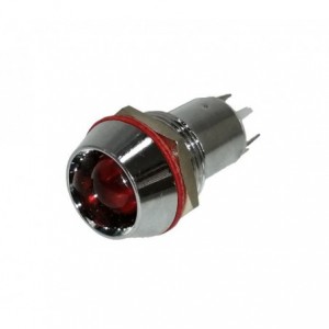 10MM LED Indicator 12VDC Red XD22-16-12VDC-RD