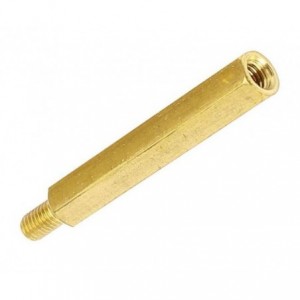 BRASS METAL SPACER MAL-FEM M3x15x8mm 210177