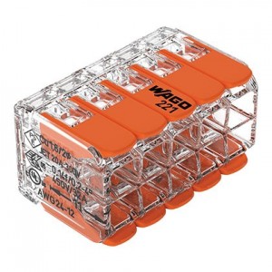 Wago 221 Lever Type 10-Way Splicing Connector 0.14-4MM2