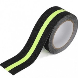 ANTI-SLIP GRIT TAPE LUMINESCENT &amp; BLACK 48 MM X 5 M