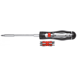 Gedore Red Screwdriver Bit Ratchet 1/4INCH 13IN1