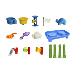 Jeronimo Sand &amp; Water Table - Flag Tower 7pc