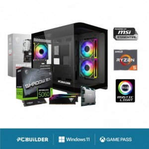 PCBuilder Specialist Ryzen 5 7600 RTX 5060 32GB 1TB Gaming PC