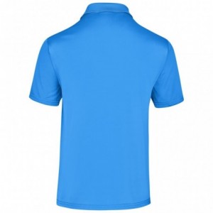 Kids Tournament Golf Shirt - White with Black Trim (145g/m²)
